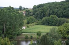 Petite portion de la vallée de la Vézère