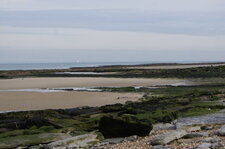 Côte rocheuse à marée basse