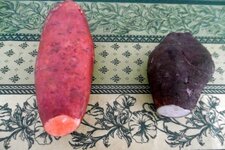 Patate douce et poire de terre